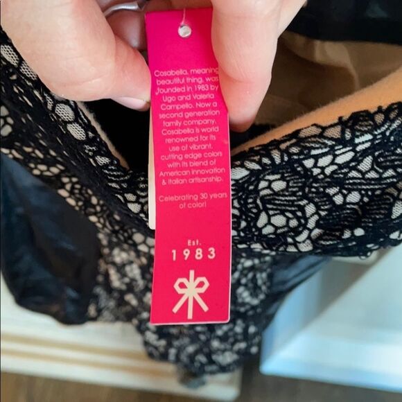 Cosabella Lingerie Venezia Bustier size medium black shapewear New - Picture 10 of 16